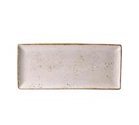 Steelite Craft White Rectangle Four 37 x 16.5cm 14.625inch x 6.5inch, Pack of 6
