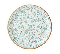 Steelite Impressions Flora Aqua Coupe Plate 10inch / 25.3cm, Pack of 12