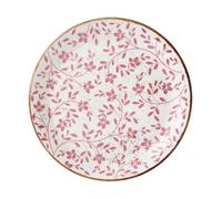Steelite Impressions Flora Pink Coupe Plate 10inch / 25.3cm, Pack of 12