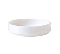 "Steelite Monaco White Stacking Ashtrays 100mm 100mm/ 4". White. Pack quantity: 12."