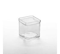 Steelite V6887 Square Glass Jar, 8oz