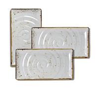 Steelite VV459 Craft Melamine GN 1/3 Rectangular Platter, White (Pack of 3)