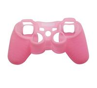 Steellwingsf Silicone Protective Skin Cover Wrap Case for Playstation 3 PS3 Controller Gamepad (Pink)
