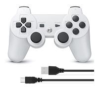 Steellwingsf Silicone Protective Skin Cover Wrap Case for Playstation 3 PS3 Controller Gamepad (White)