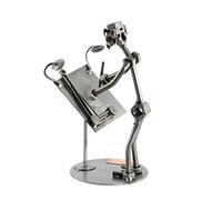 Steelman24 I Nuts and bolts sculpture Architect I Handmade ornaments I Made in Germany I I Metal figurine