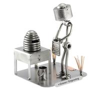 Steelman24 I Nuts and bolts sculpture Beekeeper With Personal Engraving I Handmade ornaments I I Metal figurine