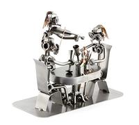 Steelman24 I Nuts and bolts sculpture Candle Light Dinner I Handmade ornaments I Made in Germany I I Metal figurine