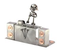 Steelman24 I Nuts and bolts sculpture Diskjockey I Handmade ornaments I Made in Germany I I Metal figurine
