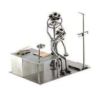 Steelman24 I Nuts and bolts sculpture Doctor I Handmade ornaments I Made in Germany I I Metal figurine