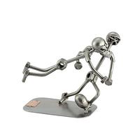 Steelman24 I Nuts and bolts sculpture Football Tackle I Handmade ornaments I Made in Germany I I Metal figurine