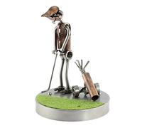 Steelman24 I Nuts and bolts sculpture Golf Putting On The Green I Handmade ornaments I Made in Germany I I Metal figurine
