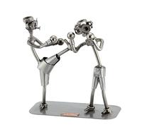 Steelman24 I Nuts and bolts sculpture Kickboxer I Handmade ornaments I Made in Germany I I Metal figurine