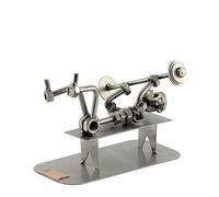 Steelman24 I Nuts and Bolts Sculpture Poor Bodybuilder I Handmade Ornaments I Made in Germany I I Metal Figurine