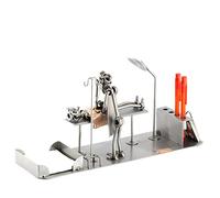 Steelman24 I Nuts and bolts sculpture Surgeon Desk Organizer With Personal Engraving I Handmade ornaments I I Metal figurine