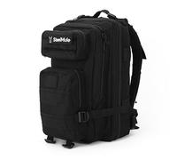 SteelMule 26L Tactical Military Molle Backpack - Waterproof - Crossfit Backpack with Patches - Survival Backpack, Hiking Backpacks, Emergencies, Camping, Hunting, Gym, Mountaineering, Cabin Travel