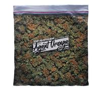 steelplant Agent Orange Giant Stash Weed Pillowcase | Decorative Throw Pillow Cover with Realistic Reefer Imagery | Secret Pocket Compartment | Fits 18 x 18 Inch Pillow Insert | Weed Decor