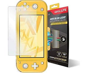 Steelplay - 9H tempered glass, extremely durable, blue-resistant, shock and scratch resistant, compatible with Nintendo Switch Lite