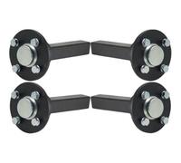 Steelpress Hub & Stub Axles For Quad Atv Trailer 4 Stud 100mm Pcd 35X35mm 1500Kg (Set Of 4)