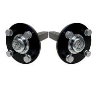 Steelpress Hub & Stub Axles For Quad, Atv Trailer 4 Stud 100mm Pcd 40X40mm 900Kg (Set Of 2)