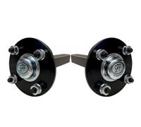 Steelpress Hub & Stub Axles, Quad & Atv Trailer 4 Stud 4 Inch Pcd 35X35mm 750Kgs (Set Of 2)