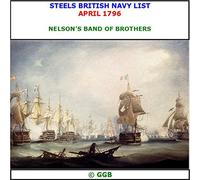 STEELS BRITISH NAVY LIST APRIL 1796 CD ROM