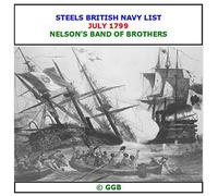 STEELS BRITISH NAVY LIST JULY 1799 CD ROM