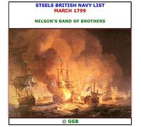 STEELS BRITISH NAVY LIST MARCH 1799 CD ROM