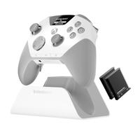 SteelSeries Aeon Pro Wireless Controller for XBOX, PC, and Mobile - WhiteQuickSwitch Dock for XBOX & PC (Patent Pending), Infinite Power-2 Batteries, Hall Effect Sticks/Triggers, Microswitch Buttons