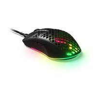 SteelSeries Aerox 3 - Holey RGB Gaming Mouse - Ultra-lightweight Water Resistant Design - 8,500 DPI TrueMove Core Optical Sensor - Onyx