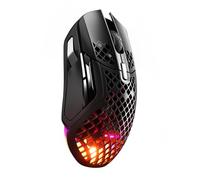 SteelSeries Aerox 5 Wireless Gaming Mouse - Ultra Lightweight 74g - 9 Buttons - Bluetooth/2.4 GHz - 180 Hr Battery - IP54 Water...