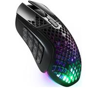 SteelSeries Aerox 9 Wireless Gaming Mouse - Ultra Lightweight MMO/MOBA - 89g - 18 Programmable Buttons - Bluetooth/2.4 GHz -...