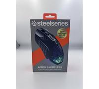 SteelSeries Aerox 9 Wireless Gaming Mouse - Ultra Lightweight MMO/MOBA - 89g - 18 Programmable Buttons - Bluetooth/2.4 GHz -...