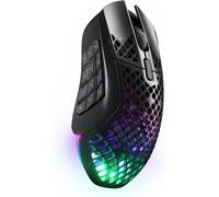 SteelSeries Aerox 9 Wireless Gaming Mouse - Ultra Lightweight MMO/MOBA - 89g - 18 Programmable Buttons - Bluetooth/2.4 GHz -...