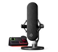 SteelSeries Alias Pro Kit - XLR Mic + Stream Mixer - 3x Bigger Capsule for Gaming, Streaming and Podcasting - USB/XLR Interface - Sonar Audio Software - Custom Controls - RGB - Single or Dual PC