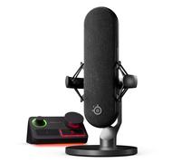 SteelSeries Alias Pro Kit - XLR Mic + Stream Mixer - 3x Bigger Capsule for Gaming, Streaming and Podcasting - USB/XLR Interface - Sonar Audio