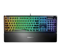 SteelSeries Apex 3 - Gaming Keyboard - 10-Zone RGB Lighting - Premium Magnetic Wrist Rest - Turkish QWERTY Layout