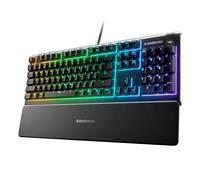 SteelSeries Apex 3 Gaming Keyboard Nordic QWERTY RGB Wrist Rest Ten Zone