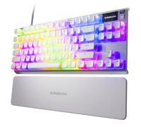 SteelSeries Apex 7 TKL Compact Mechanical Gaming Keyboard - OLED Smart Display - USB Passthrough and Media Controls - Linear and Quiet - RGB Backlit (Red Switch) - Ghost