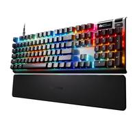 SteelSeries Apex Pro Gen 3 Gaming Keyboard - OmniPoint 3.0 HyperMagnetic Switches - Adjustable Actuation - Rapid Trigger - Game-Ready Presets - Rapid Tap/SOCD - OLED - RGB - USB-C - US QWERTY Layout