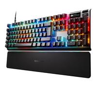 SteelSeries Apex Pro Gen 3 Gaming Keyboard - OmniPoint 3.0 HyperMagnetic Switches - Adjustable Actuation - Rapid Trigger - Game-Ready Presets - Rapid Tap/SOCD - OLED - RGB - USB-C - English QWERTY