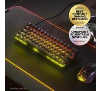 STEELSERIES Apex Pro Mini Wireless Mechanical Gaming Keyboard (UK Layout) [Black], New