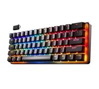 SteelSeries Apex Pro Mini Wireless - HyperMagnetic Gaming Keyboard - World's Fastest Keyboard - Compact 60% Form Factor - Adjustable Actuation - RGB - 2.4GHz/Bluetooth - USB-C - American QWERTY Layout