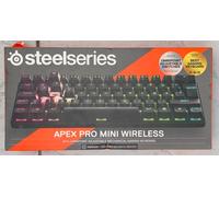 STEELSERIES Apex Pro Mini Wireless Mechanical Gaming Keyboard (UK Layout) [Black], New
