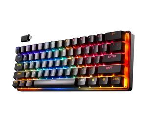 STEELSERIES Apex Pro Mini Wireless Mechanical Gaming Keyboard (UK Layout) [Black], New