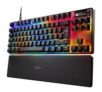 SteelSeries Apex Pro TKL Gen 3 Gaming Keyboard - OmniPoint 3.0 Analog Magnetic Switches, QuickSet Auto-Presets (Rapid Trigger, Rapid Tap/SOCD, Protection Mode), OLED, RGB, PBT, USB-C, English QWERTY
