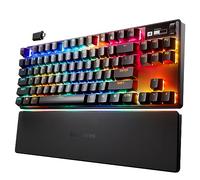 SteelSeries Apex Pro TKL HyperMagnetic Gaming Keyboard - World's Fastest Keyboard - Adjustable Actuation - Esports Tenkeyless - OLED Screen - PBT Keycaps - USB-C - 2023 Edition - German QWERTZ Layout