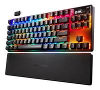SteelSeries Apex Pro TKL HyperMagnetic Gaming Keyboard - World's Fastest Keyboard - Adjustable Actuation - Esports Tenkeyless - OLED Screen - PBT Keycaps - USB-C - 2023 Edition - German QWERTZ Layout
