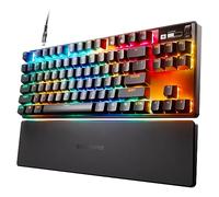 SteelSeries Apex Pro TKL Mechanical Gaming Keyboard - World’s Fastest Keyboard - Adjustable Actuation - Esports Tenkeyless - OLED Screen - RGB - USB-A - French AZERTY Layout