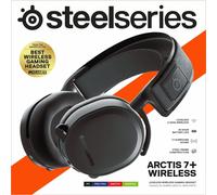 SteelSeries Arctis 7+ Wireless Headset - 30h Battery, USB-C Quick Charge, 15-Min Quick Charge for 3h, Discord-Certified ClearCast Mic Cross-Platform