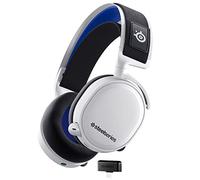 SteelSeries Arctis 7P+ Wireless PS5 Gaming Headset - Lossless 2.4 GHz - PlayStation Tempest 3D Audio - 30 Hour Battery Life - USB-C Quick Charging - Also works with PS4, PC, Switch & Android - White